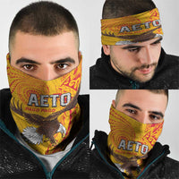 American Samoa Flag Day Neck Gaiter Fautasi Race Pago Pago-Aeto Eagle Wings Tribal Style LT03 - Polynesian Pride
