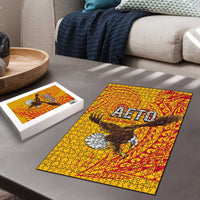 American Samoa Flag Day Puzzle Fautasi Race Pago Pago-Aeto Eagle Wings Tribal Style LT03 - Polynesian Pride