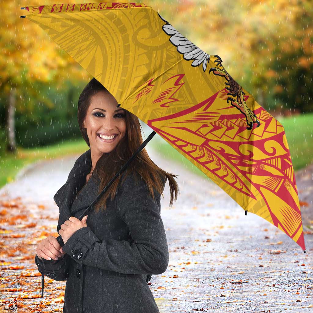 American Samoa Flag Day Umbrella Fautasi Race Pago Pago-Aeto Eagle Wings Tribal Style