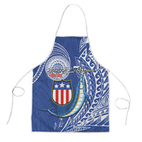 American Samoa Flag Day Apron Fautasi Race Fagatogo-Iseula O Le Moana Sailfish Tribal Style