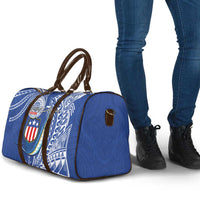 American Samoa Flag Day Travel Bag Fautasi Race Fagatogo-Iseula O Le Moana Sailfish Tribal Style