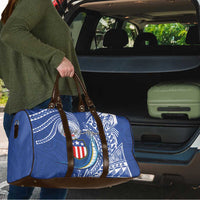 American Samoa Flag Day Travel Bag Fautasi Race Fagatogo-Iseula O Le Moana Sailfish Tribal Style