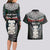 New Zealand Hei Tiki Couples Matching Long Sleeve Bodycon Dress and Hawaiian Shirt Maori Green Papua Shell Pattern LT03 - Polynesian Pride