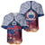 Samoa Indenpendence Day Baseball Jersey Sky Fireworks with Flag Style LT03 - Polynesian Pride