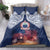 Samoa Indenpendence Day Bedding Set Sky Fireworks with Flag Style LT03 - Polynesian Pride