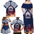 Samoa Indenpendence Day Family Matching Off Shoulder Maxi Dress and Hawaiian Shirt Sky Fireworks with Flag Style LT03 - Polynesian Pride