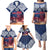 Samoa Indenpendence Day Family Matching Puletasi and Hawaiian Shirt Sky Fireworks with Flag Style LT03 - Polynesian Pride