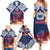 Samoa Indenpendence Day Family Matching Summer Maxi Dress and Hawaiian Shirt Sky Fireworks with Flag Style LT03 - Polynesian Pride