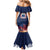 Samoa Indenpendence Day Mermaid Dress Sky Fireworks with Flag Style LT03 - Polynesian Pride