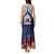 Samoa Indenpendence Day Tank Maxi Dress Sky Fireworks with Flag Style LT03 - Polynesian Pride