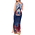 Samoa Indenpendence Day Tank Maxi Dress Sky Fireworks with Flag Style LT03 - Polynesian Pride