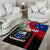 Personalised Samoa Indenpendence Day Area Rug Tropical Samoan Coat of Arms With Siapo Pattern LT03 - Polynesian Pride