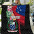 Personalised Samoa Indenpendence Day Quilt Tropical Samoan Coat of Arms With Siapo Pattern LT03 Black - Polynesian Pride