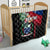 Personalised Samoa Indenpendence Day Quilt Tropical Samoan Coat of Arms With Siapo Pattern LT03 - Polynesian Pride