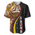 Samoa Siapo Ula Fala Baseball Jersey Polynesian Tribal Pattern LT03 Black - Polynesian Pride