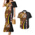 Samoa Siapo Ula Fala Couples Matching Mermaid Dress and Hawaiian Shirt Polynesian Tribal Pattern LT03 Black - Polynesian Pride