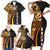 Samoa Siapo Ula Fala Family Matching Short Sleeve Bodycon Dress and Hawaiian Shirt Polynesian Tribal Pattern LT03 - Polynesian Pride