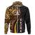 Samoa Siapo Ula Fala Zip Hoodie Polynesian Tribal Pattern LT03 Zip Hoodie Black - Polynesian Pride