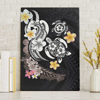 Hawaiian Tropical Plumeria Turtles Canvas Wall Art Polynesian Art Tattoo LT03 Without Frame - Polynesian Pride