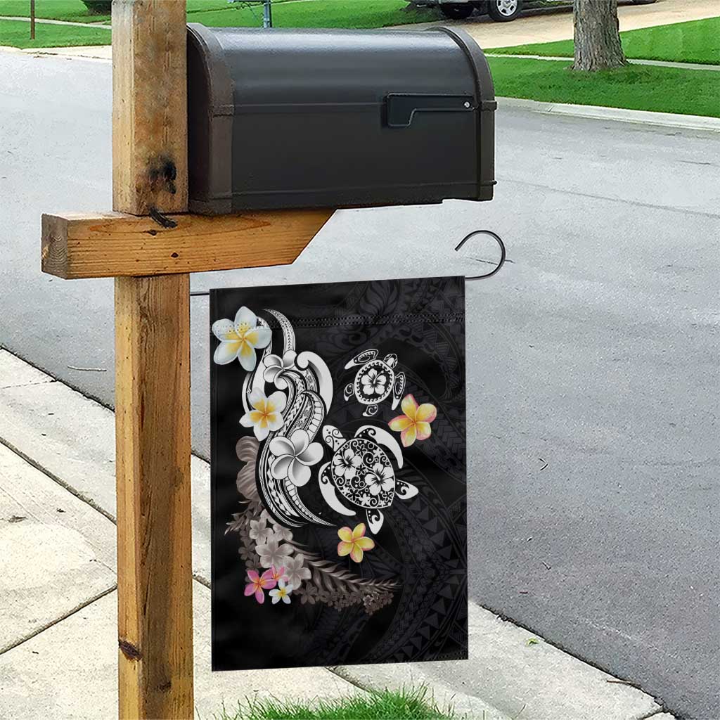 Hawaiian Tropical Plumeria Turtles Garden Flag Polynesian Art Tattoo