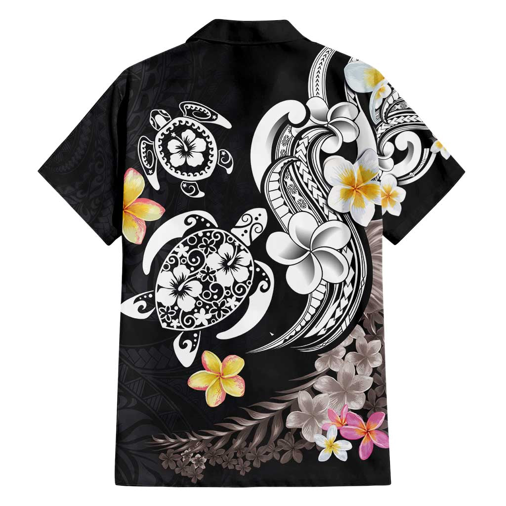Hawaiian Tropical Plumeria Turtles Hawaiian Shirt Polynesian Art Tattoo LT03 - Polynesian Pride