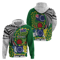 Cook Islands Independence Day Hoodie National Flag and Emblem with Tatau Tattoo