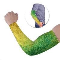 Hawaiian Turtles and Leis Arm Sleeves Tribal Kakau Pattern Fresh Summer Vibe