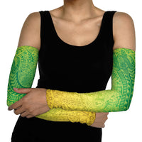 Hawaiian Turtles and Leis Arm Sleeves Tribal Kakau Pattern Fresh Summer Vibe