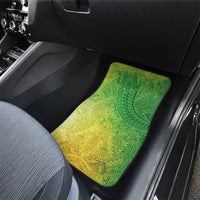 Hawaiian Turtles and Leis Car Mats Tribal Kakau Pattern Fresh Summer Vibe