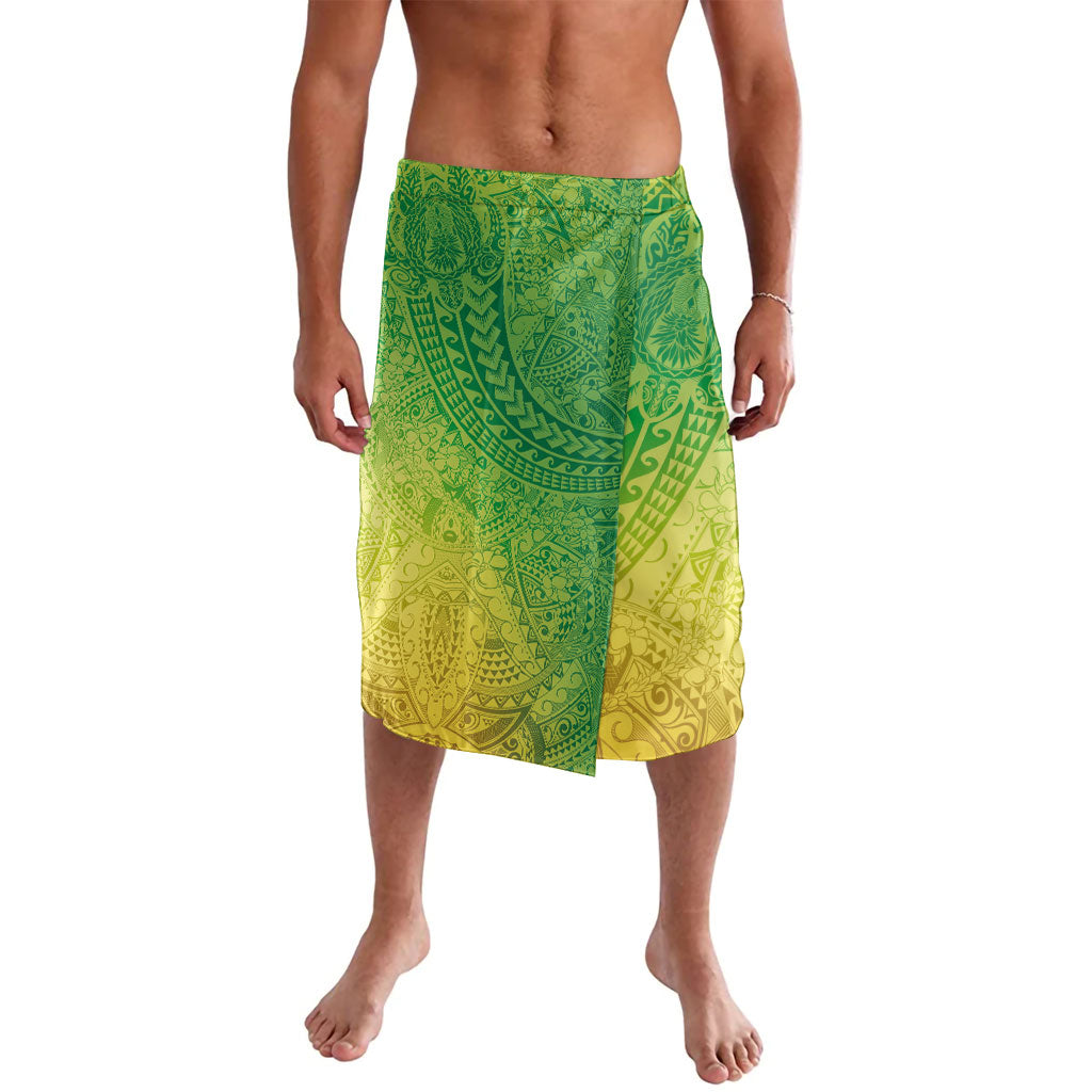 Hawaiian Turtles and Leis Lavalava Tribal Kakau Pattern Fresh Summer Vibe