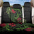 New Zealand Chameleon and Gecko Back Car Seat Cover Maori Silver Fern and Pohutukawa Decoration