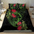 New Zealand Chameleon and Gecko Bedding Set Maori Silver Fern and Pohutukawa Decoration