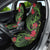 New Zealand Chameleon and Gecko Car Seat Cover Maori Silver Fern and Pohutukawa Decoration