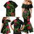 New Zealand Chameleon and Gecko Family Matching Mermaid Dress and Hawaiian Shirt Maori Silver Fern and Pohutukawa Decoration