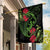 New Zealand Chameleon and Gecko Garden Flag Maori Silver Fern and Pohutukawa Decoration