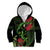 New Zealand Chameleon and Gecko Kid Hoodie Maori Silver Fern and Pohutukawa Decoration