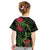 New Zealand Chameleon and Gecko Kid T Shirt Maori Silver Fern and Pohutukawa Decoration