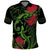 New Zealand Chameleon and Gecko Polo Shirt Maori Silver Fern and Pohutukawa Decoration