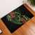 New Zealand Chameleon and Gecko Rubber Doormat Maori Silver Fern and Pohutukawa Decoration