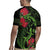 New Zealand Chameleon and Gecko Rugby Jersey Maori Silver Fern and Pohutukawa Decoration