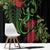 New Zealand Chameleon and Gecko Window Curtain Maori Silver Fern and Pohutukawa Decoration