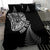 Personalised New Zealand Maori Art Tattoo and Silver Fern Bedding Set