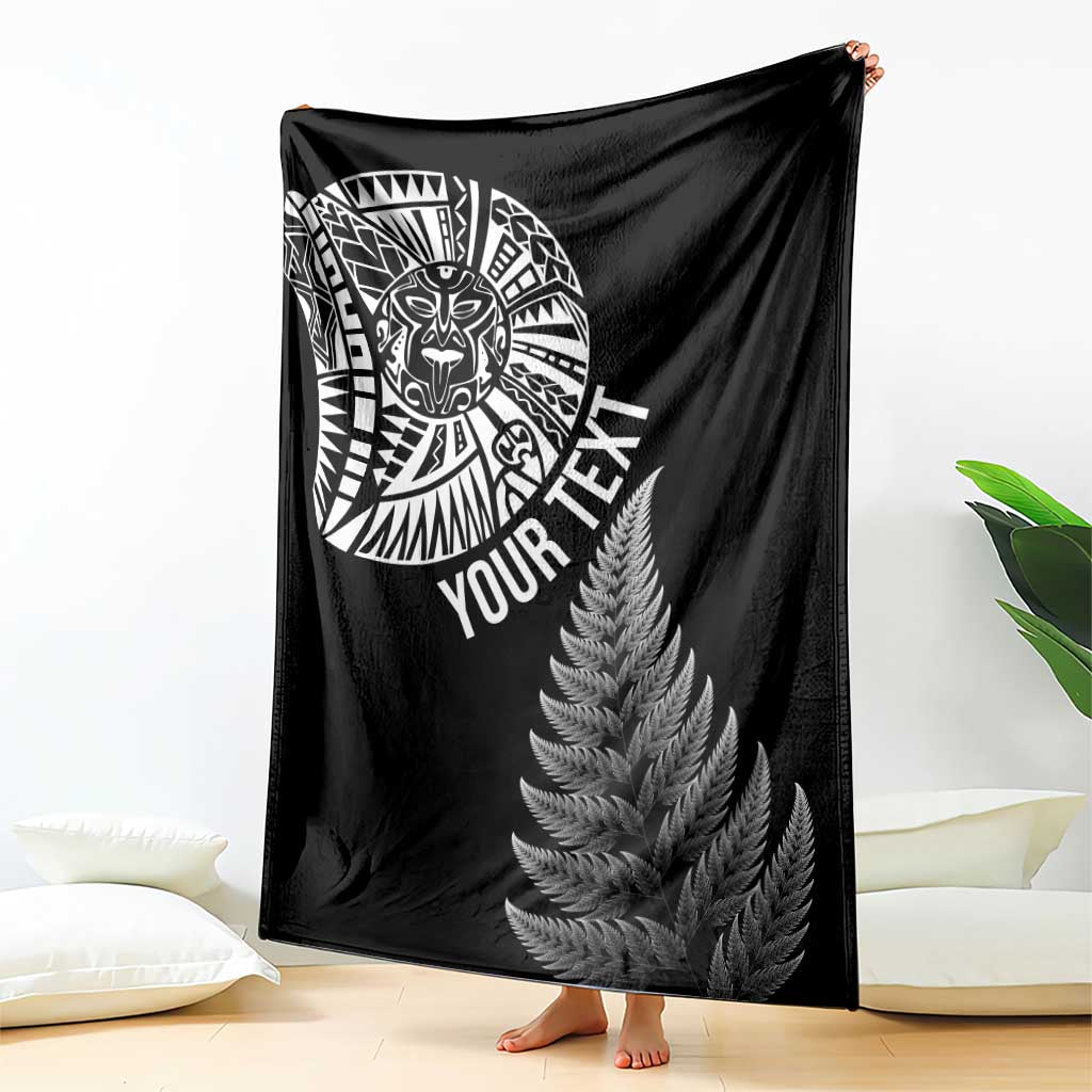 Personalised New Zealand Maori Art Tattoo and Silver Fern Blanket LT03 - Polynesian Pride