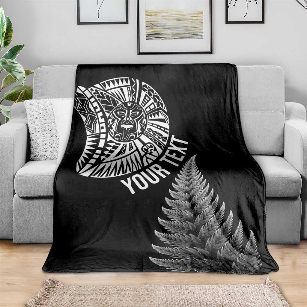 Personalised New Zealand Maori Art Tattoo and Silver Fern Blanket LT03 - Polynesian Pride