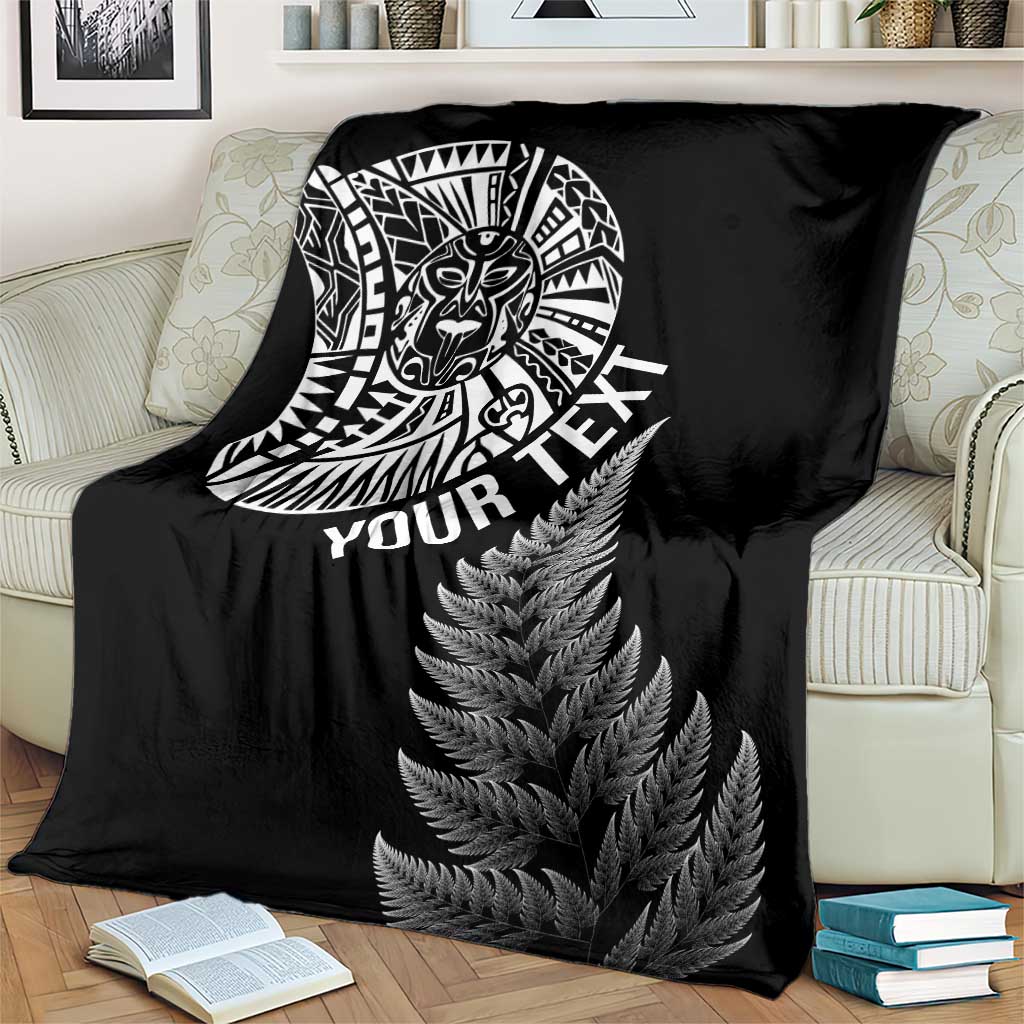 Personalised New Zealand Maori Art Tattoo and Silver Fern Blanket LT03 - Polynesian Pride