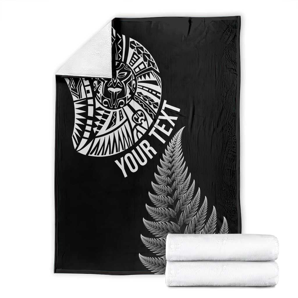 Personalised New Zealand Maori Art Tattoo and Silver Fern Blanket LT03 - Polynesian Pride