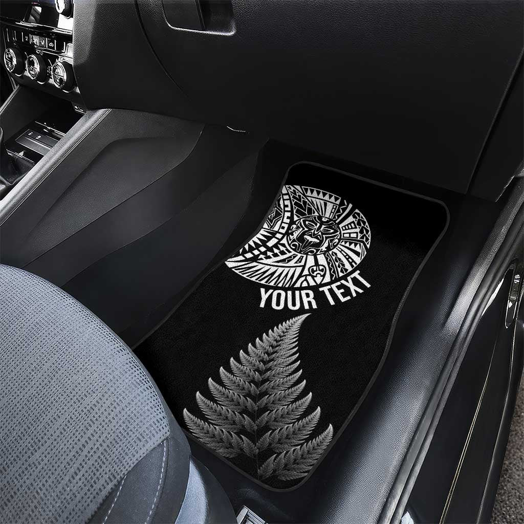 Personalised New Zealand Maori Art Tattoo and Silver Fern Car Mats LT03 - Polynesian Pride