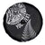 Personalised New Zealand Maori Art Tattoo and Silver Fern Spare Tire Cover