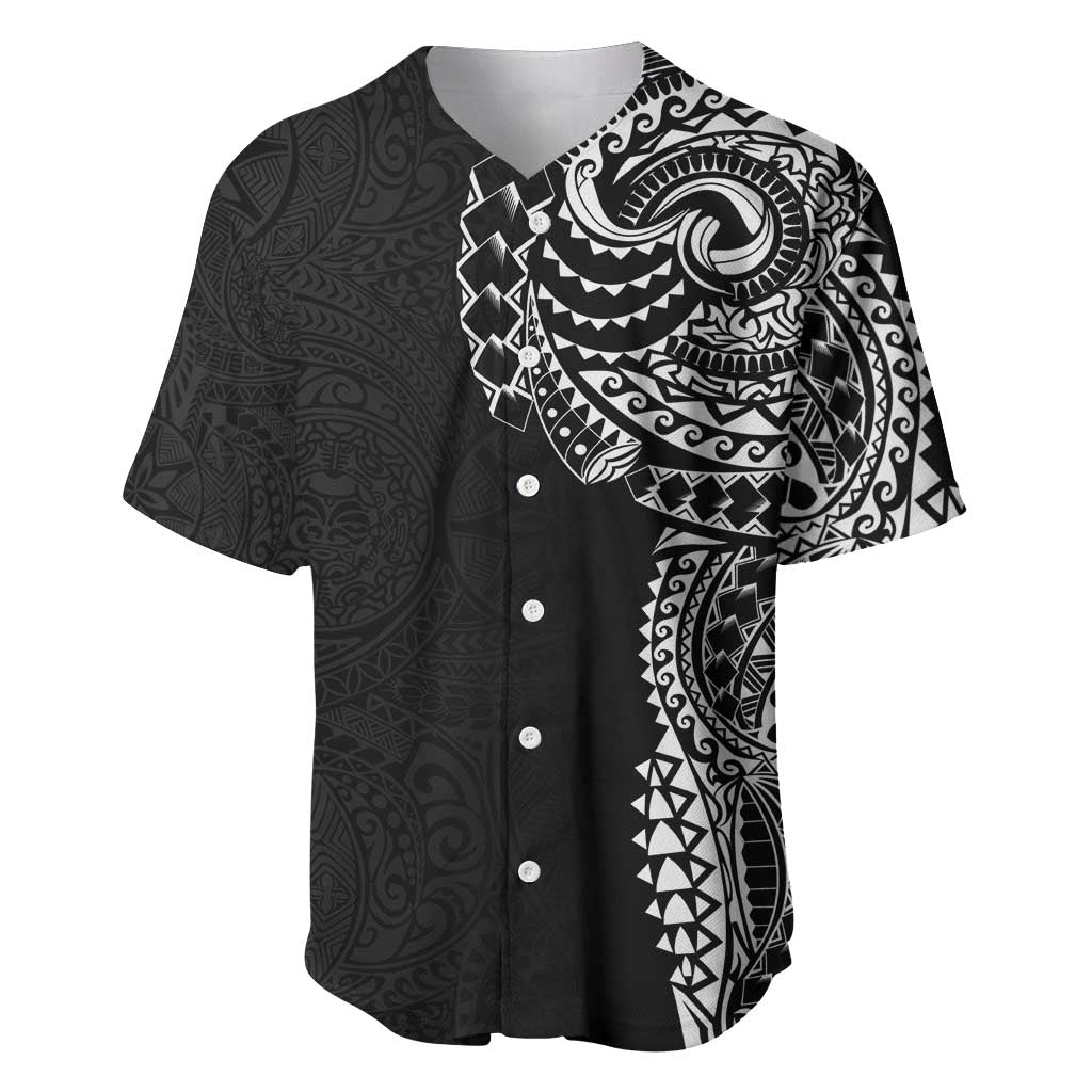 Polynesian Art Traditional Tattoo Pattern Baseball Jersey