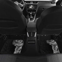 Polynesian Art Traditional Tattoo Pattern Car Mats LT03 Set 2pcs - Back Black - Polynesian Pride